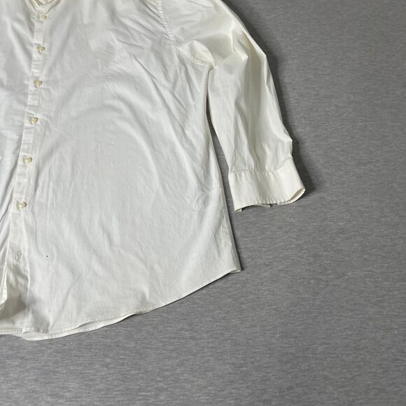 The Original Ben Sherman Men’s Solid White Button-Up Dress Shirt - Picture 8 of 11